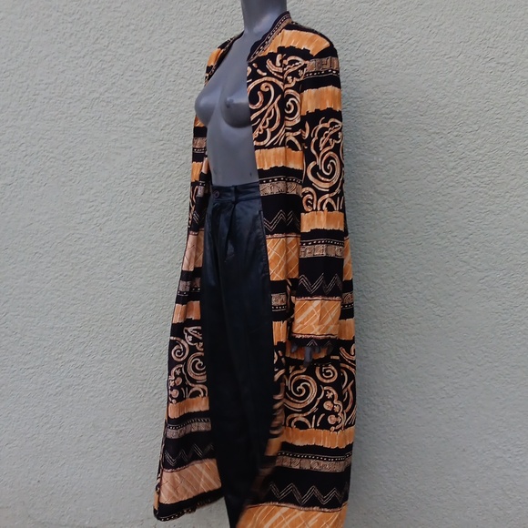 ESSENCE by MAIL (USA) LADIES VINTAGE AFRICAN INSPIRED KIMOTO ROBE ( NO CLOSURE) - Picture 12 of 17